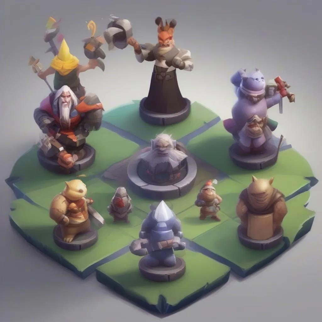 auto chess doi hinh