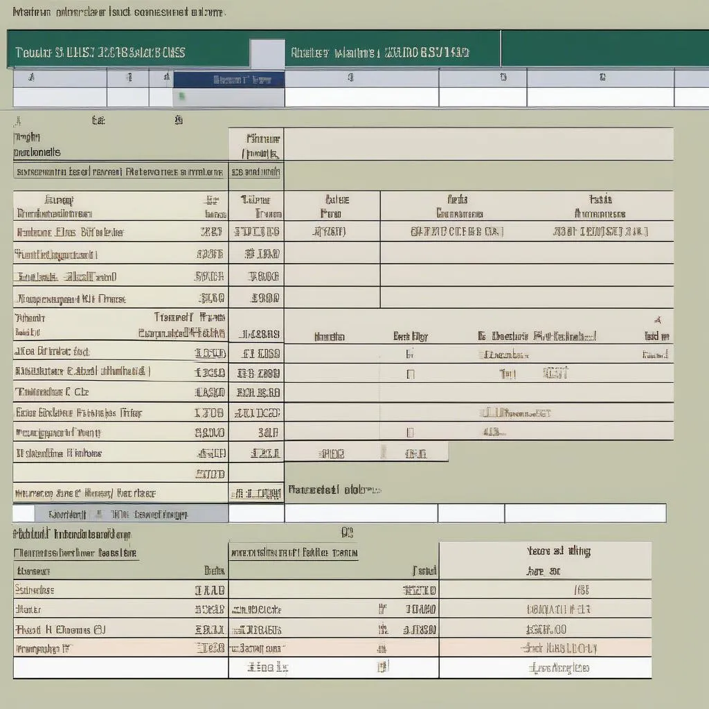 Pivot table