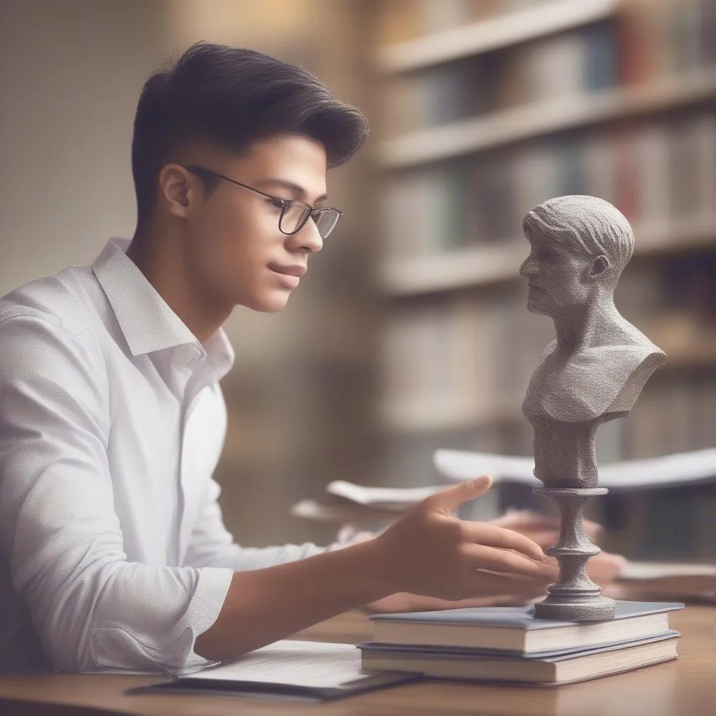 Một sinh viên ngành tâm lý với niềm đam mê giúp đỡ người khác