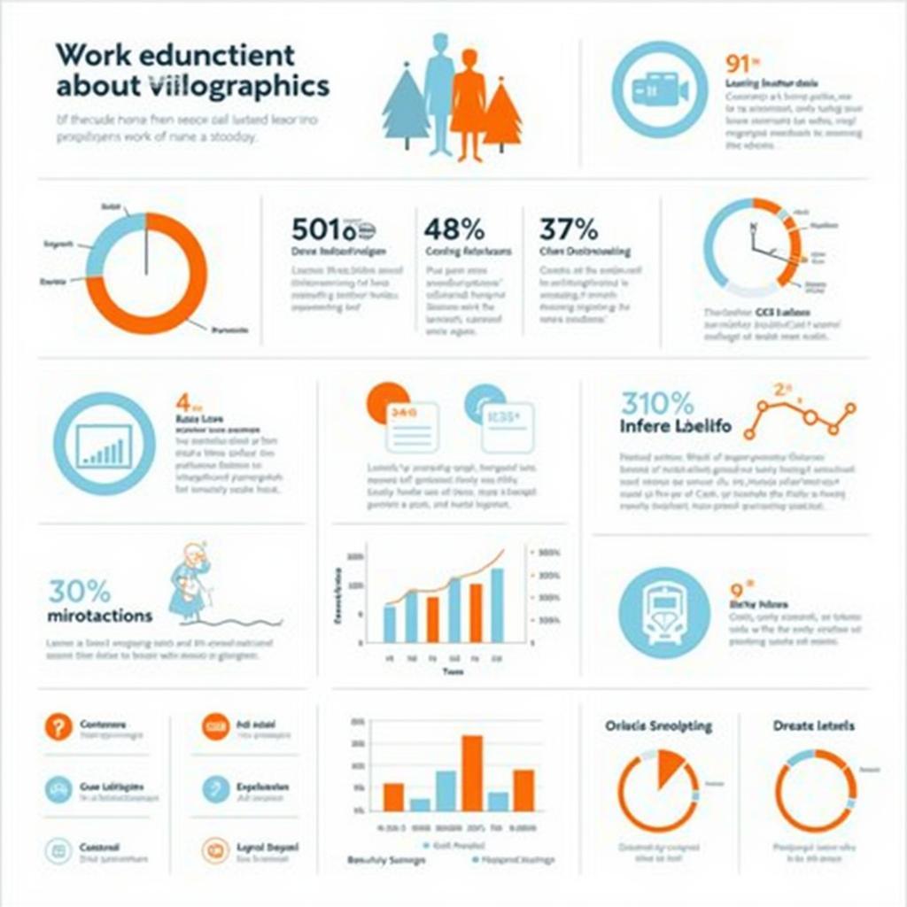 Báo cáo công việc infographic thu hút