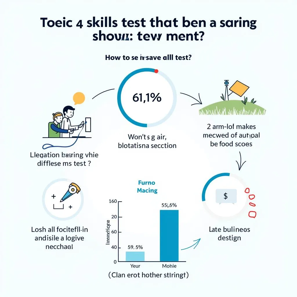 Cách tính điểm Toeic 4 kỹ năng