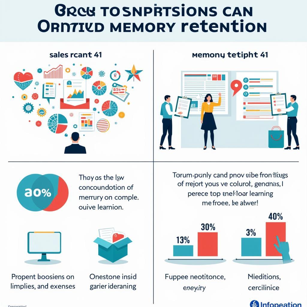 Infographic kỹ năng bán hàng giúp tăng khả năng ghi nhớ kiến thức