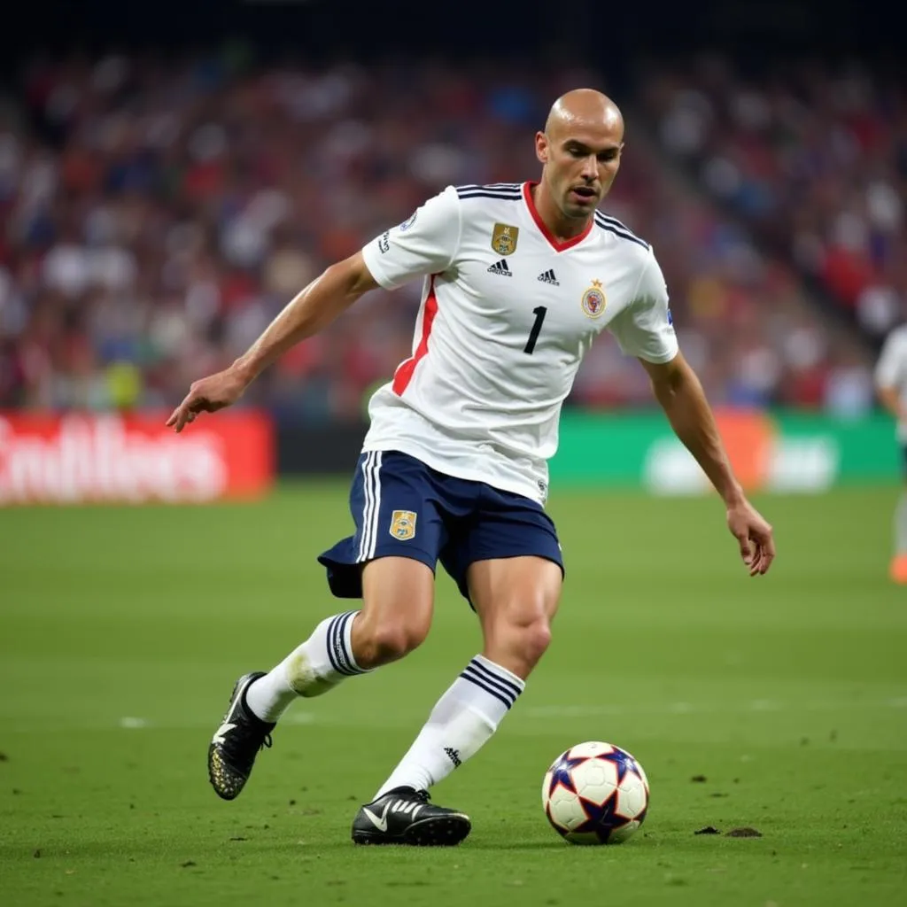 Pha kéo bóng kinh điển của Zidane