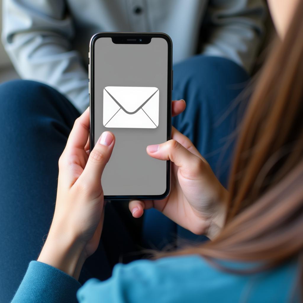 Kiểm tra email trên điện thoại