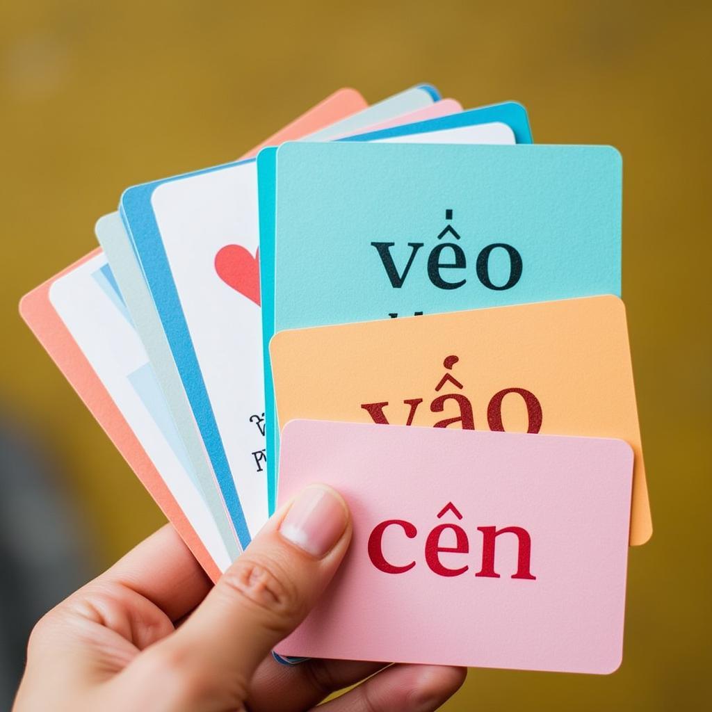 Phương pháp Flashcard học từ vựng tiếng Anh