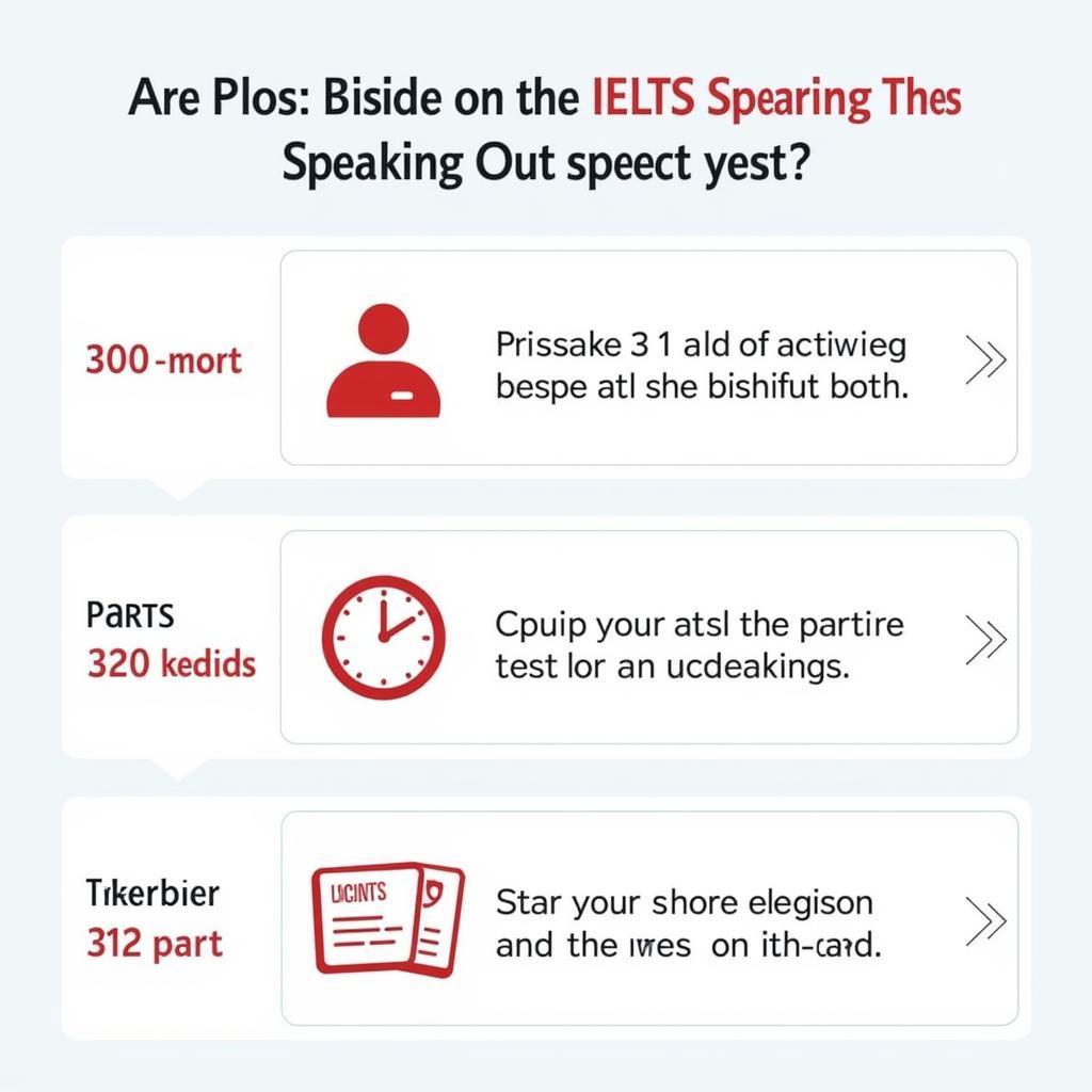 Cấu trúc bài thi Speaking IELTS