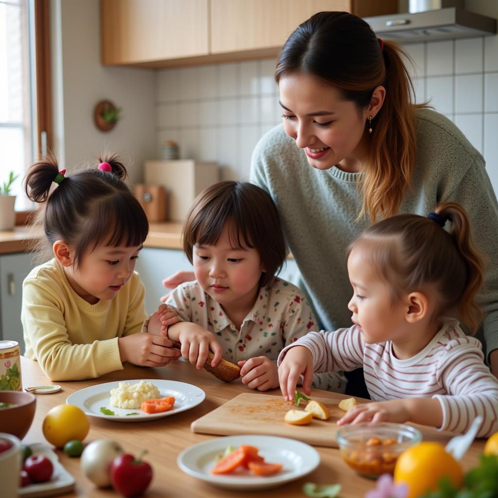 Cha mẹ dạy con kỹ năng sống