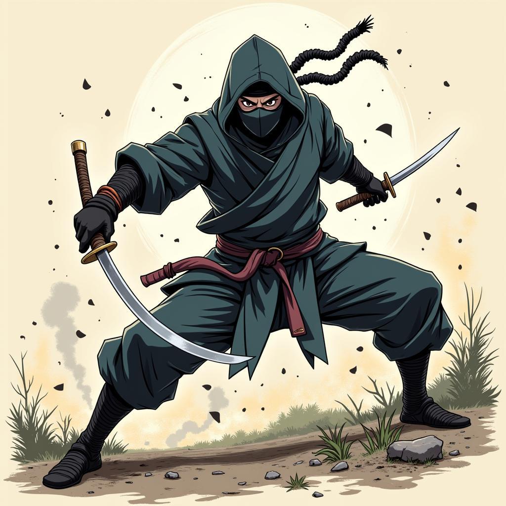 Chiến lược ninja kunai