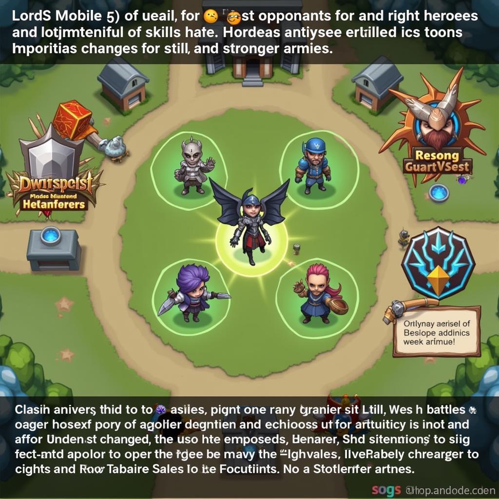 Chiến lược sử dụng kỹ năng tướng trong Lords Mobile: Phân tích đối thủ, lựa chọn tướng phù hợp, sử dụng kỹ năng đúng thời điểm