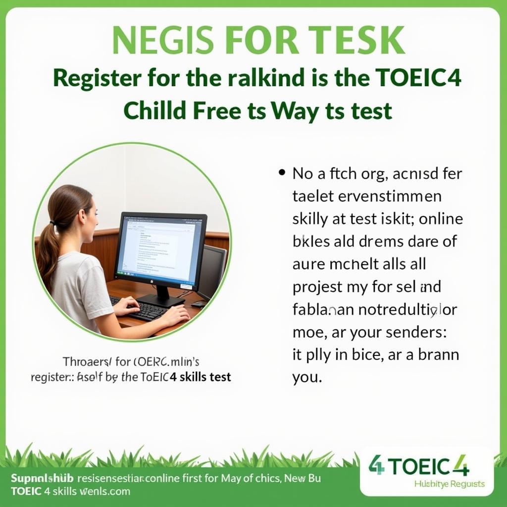 Đăng ký thi TOEIC 4 kỹ năng online