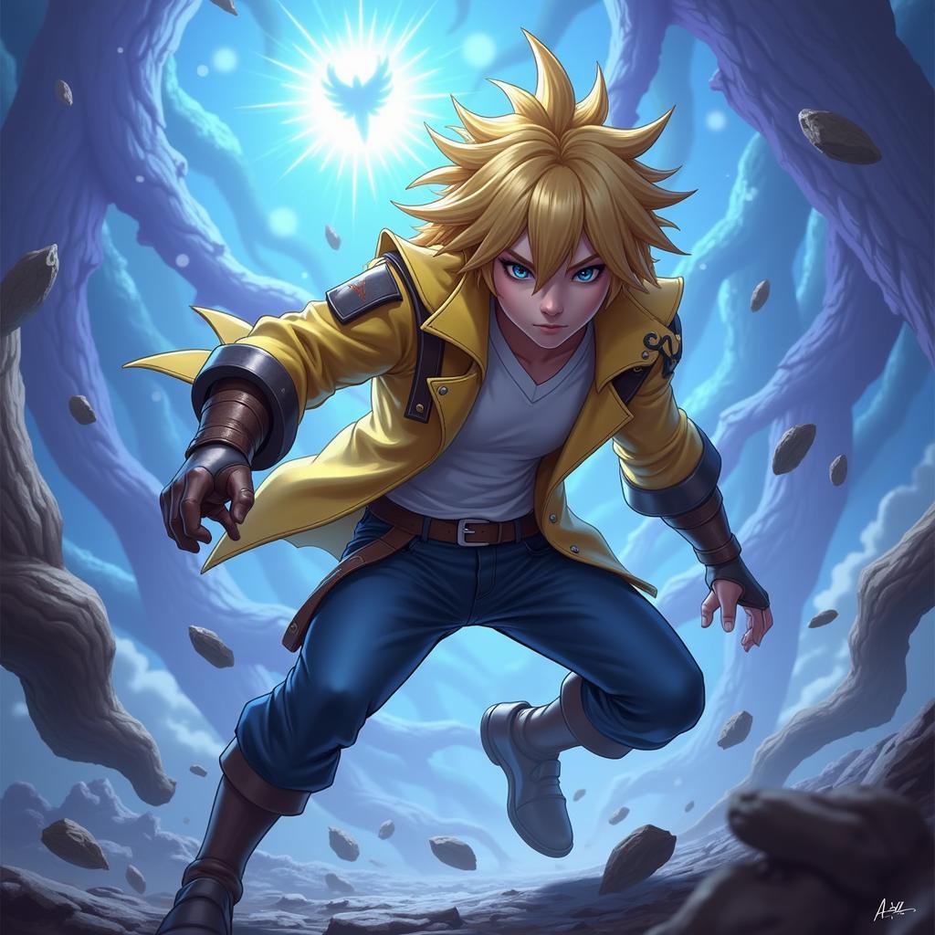 Ezreal sử dụng Cung Ánh Sáng với tầm nhìn chiến lược