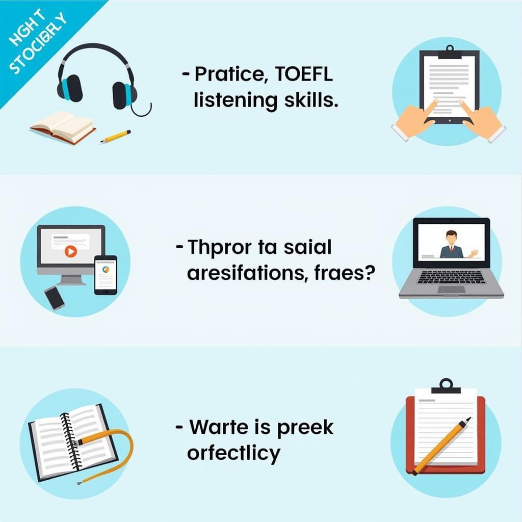 Luyện kỹ năng nghe TOEFL