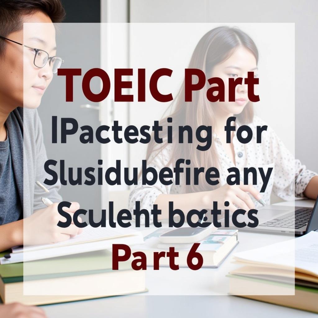 Luyện tập kỹ năng làm Part 6 TOEIC