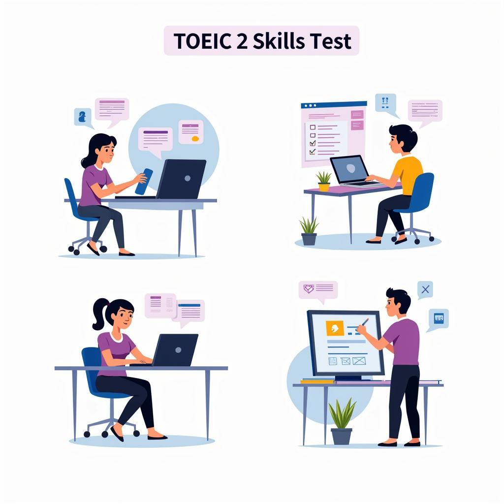 Ôn luyện thi thử TOEIC 2 kỹ năng