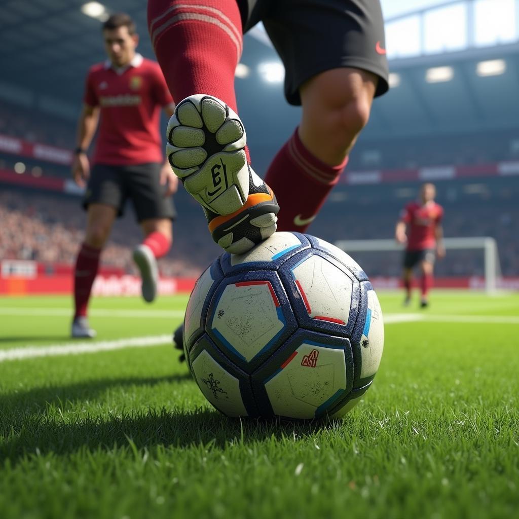 Sút thẳng trong PES 2