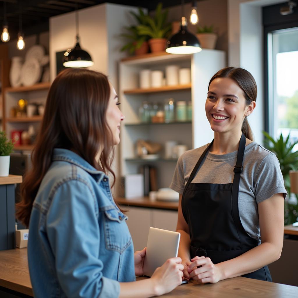 Chăm sóc khách hàng tận tình chu đáo