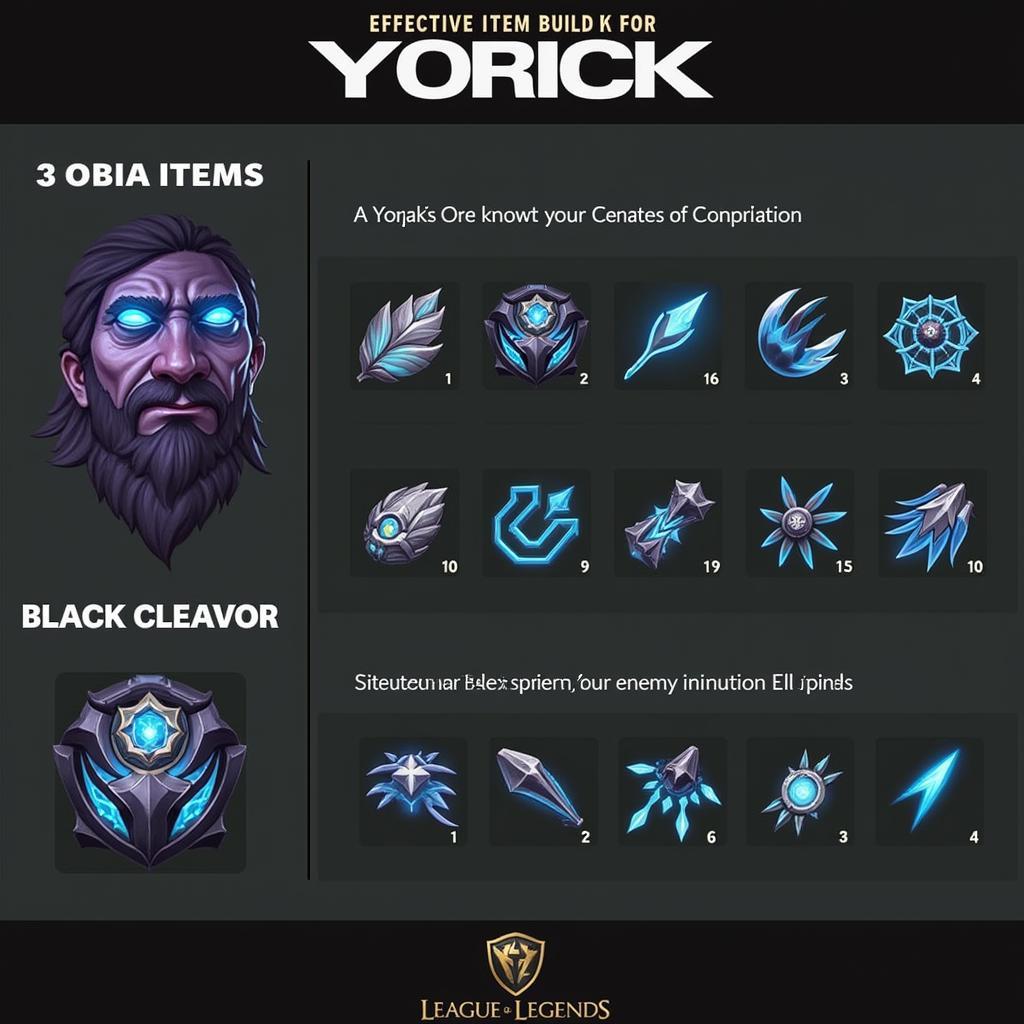 Lên đồ Yorick hiệu quả