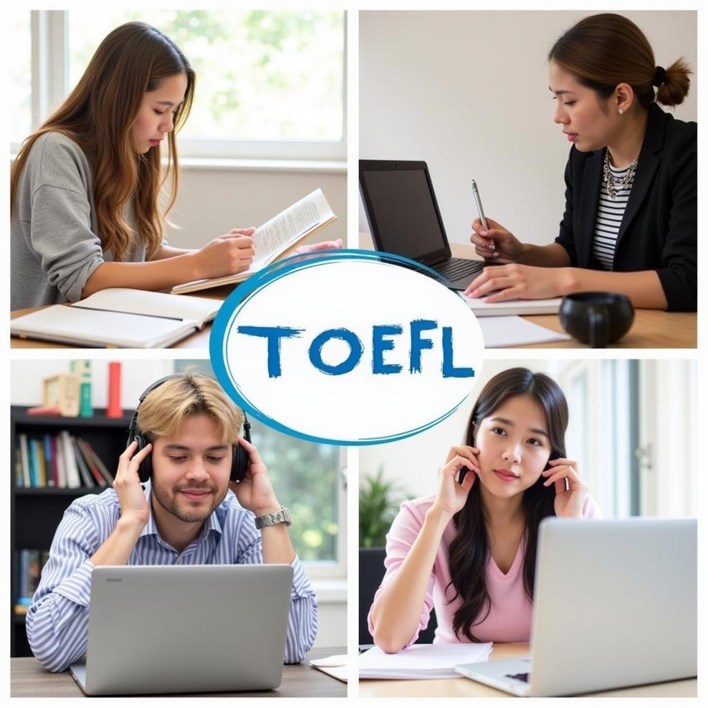 Luyện tập bốn kỹ năng TOEFL