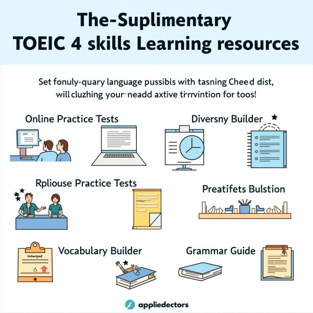 Tài liệu học TOEIC 4 kỹ năng bổ ích